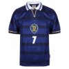 Score Draw - Schotland Retro Voetbalshirt WK 1998 + Gallacher 7