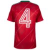 Portugal Retro Voetbalshirt 1984 + Nummer 4